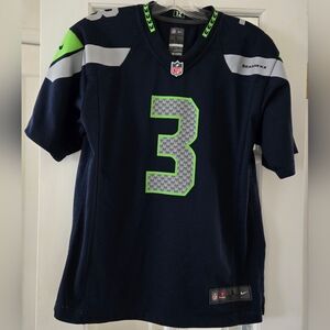 Authentic Nike Seattle Seahawks Russell Wilson Jersey Size Youth Large 14-16 NFL